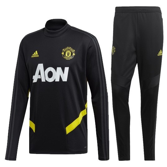 Replicas Chandal Niños Manchester United 2019/20 Oro Negro